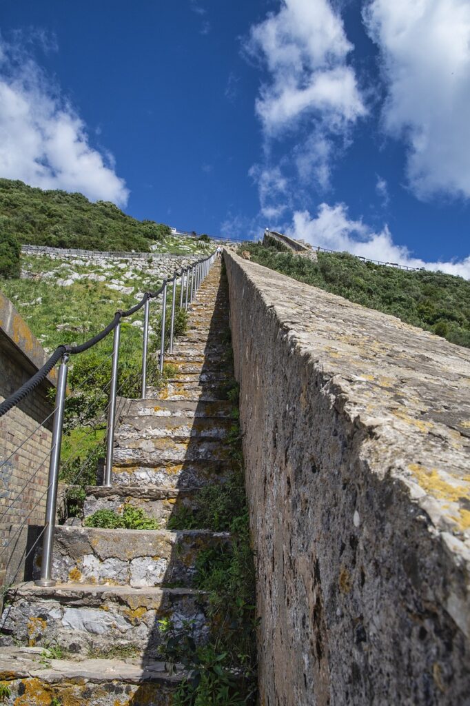 rock of gibraltar, stairs, hiking, route, nature, landscape, stairs, stairs, stairs, stairs, stairs-7176361.jpg